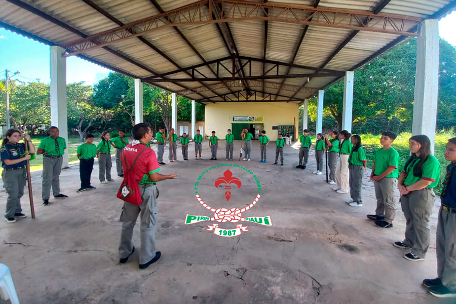 Entrega de Alimentos Gincana da Tropa Escoteira do GEES 8